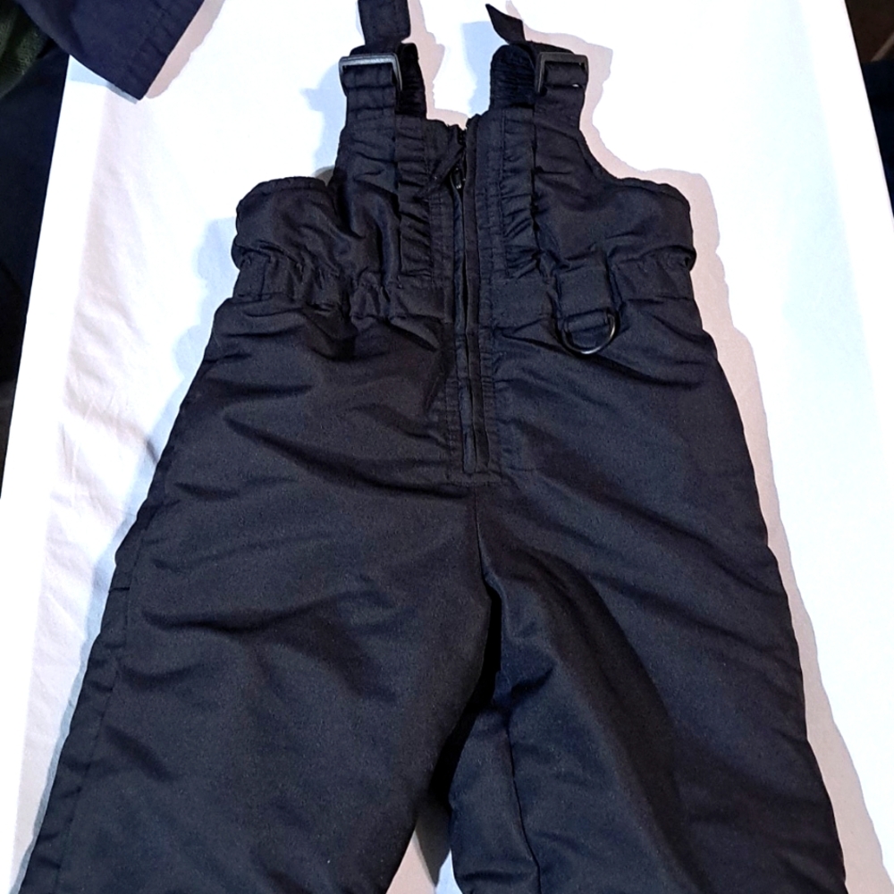 Wonderkids Black Snow Overalls